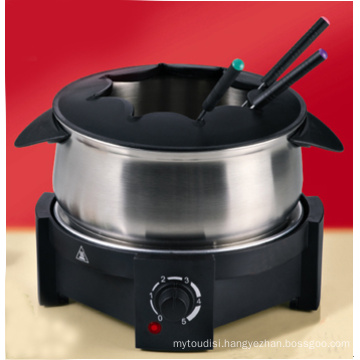 Electric Stainless Steel Fondue Set